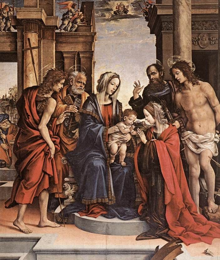 Filippino Lippi The Marriage of St Catherine